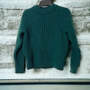 Copper Key Chunky Hunter Green Sweater Size Large